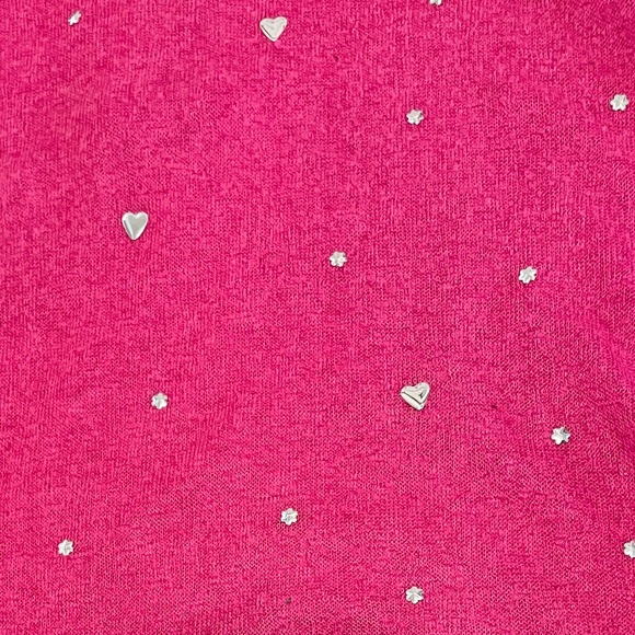 Bongo Sheer Hearts Tee - size MEDIUM - Picture 2 of 3